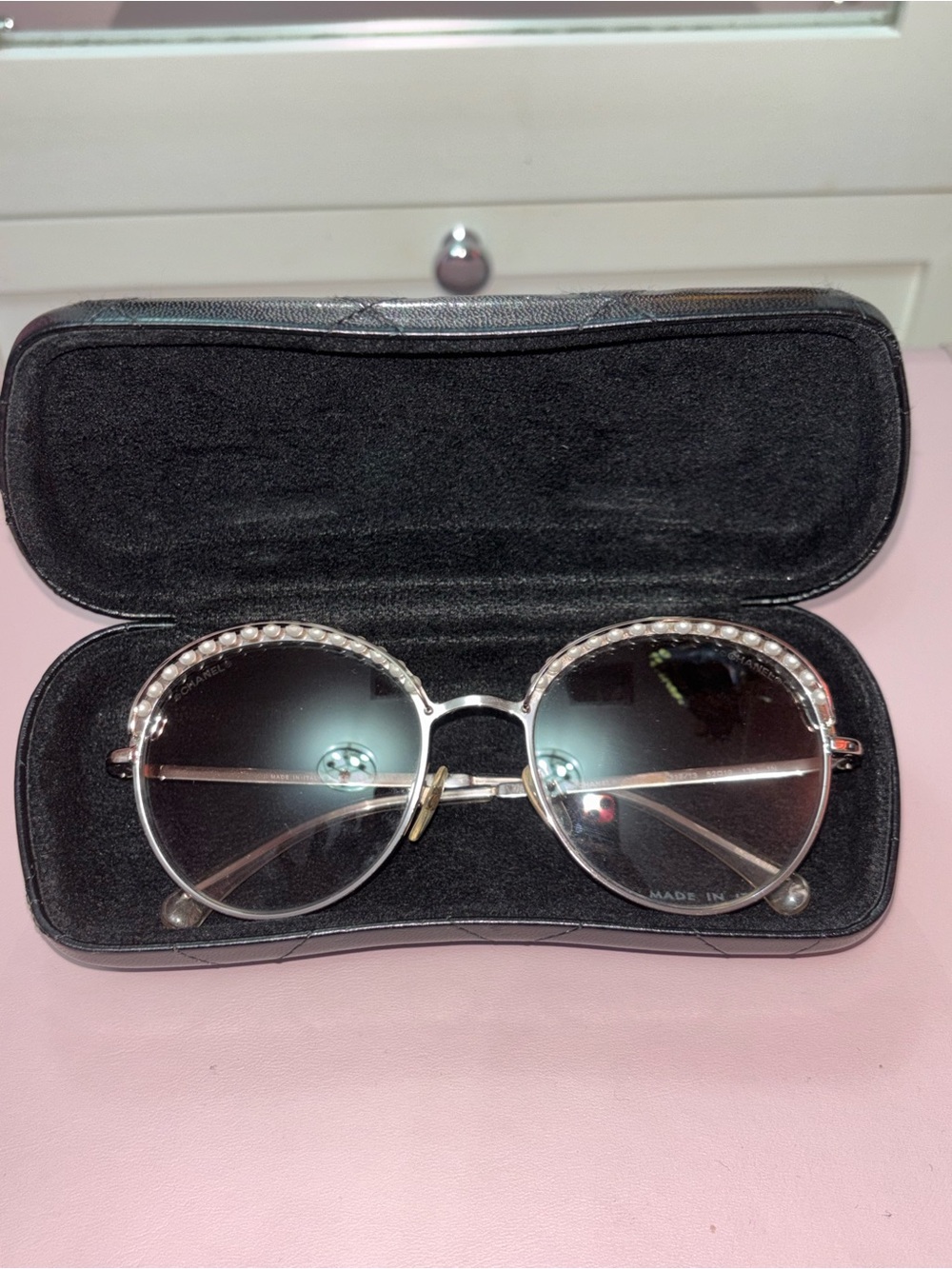Brand new Chanel pearl sunglasses